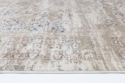 Cordelia Medalion Beige Blue Rug 240x330 cm