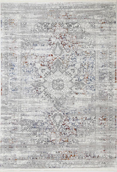 Cordelia Medalion Grey Multi Rug 240x330 cm