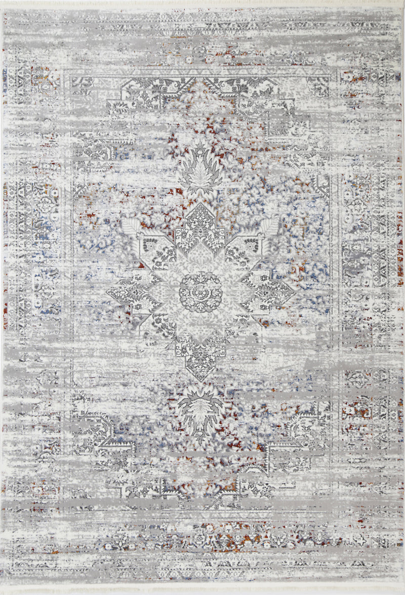 Cordelia Medalion Grey Multi Rug 240x330 cm