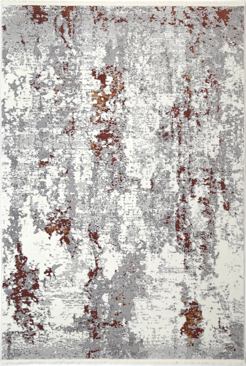 Cordelia One Modern Grey Terracotta Rug 300x400 cm