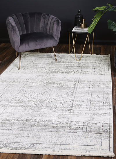 Cordelia Traditional Grey Rug 300x400 cm