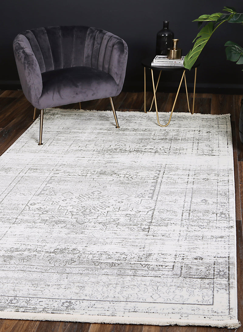 Cordelia Traditional Grey Rug 300x400 cm