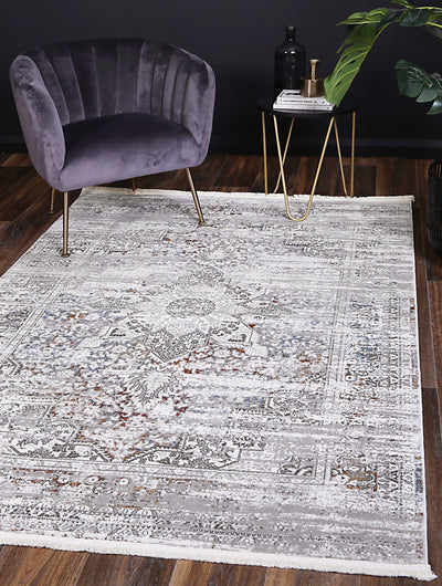 Cordelia Medalion Grey Multi Rug 300x400 cm