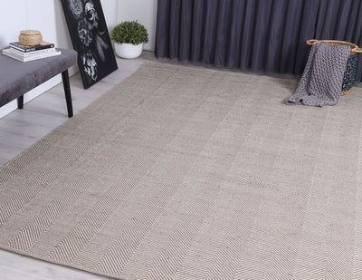 Bondi Chevron Grey Rug 200x290 cm