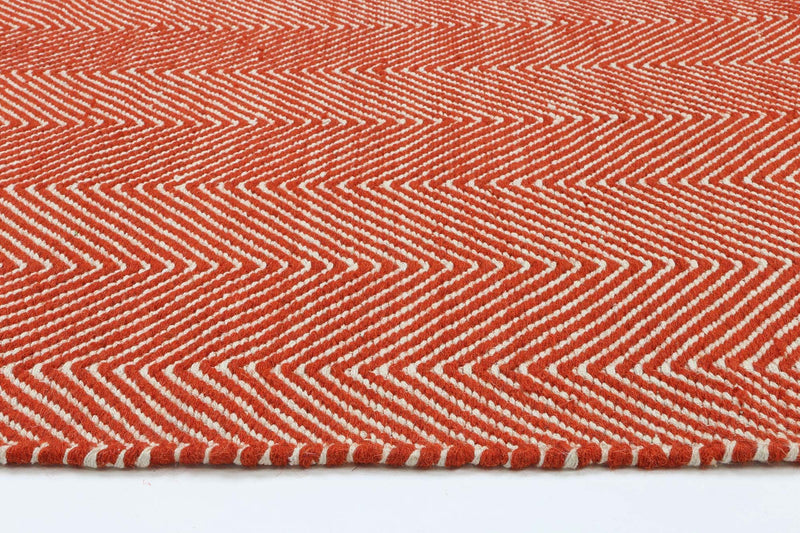 Bondi Chevron Orange Rug 200x290 cm