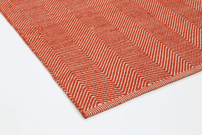 Bondi Chevron Orange Rug 200x290 cm