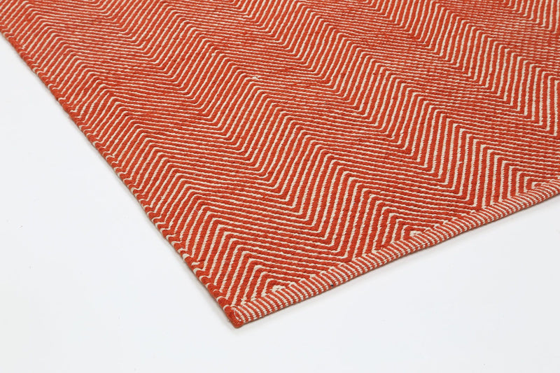 Bondi Chevron Orange Rug 200x290 cm