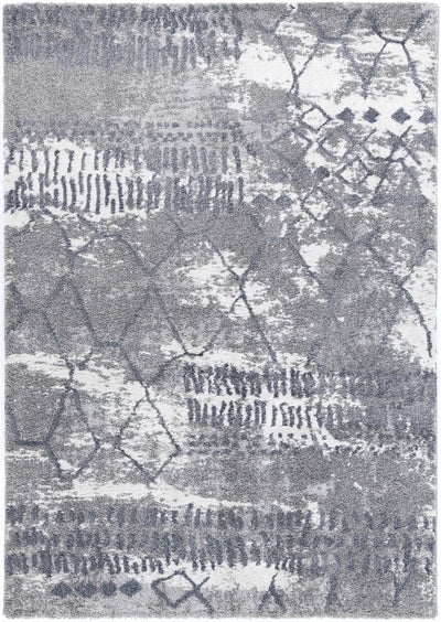 Yuzil Blue Abstract Rug 160x230cm