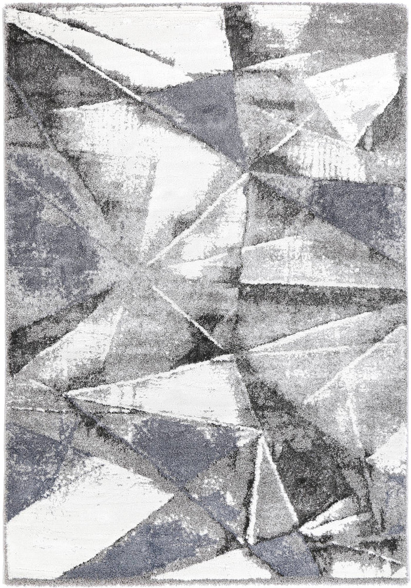 Yuzil Multi Triangle Abstract Rug 200x290cm