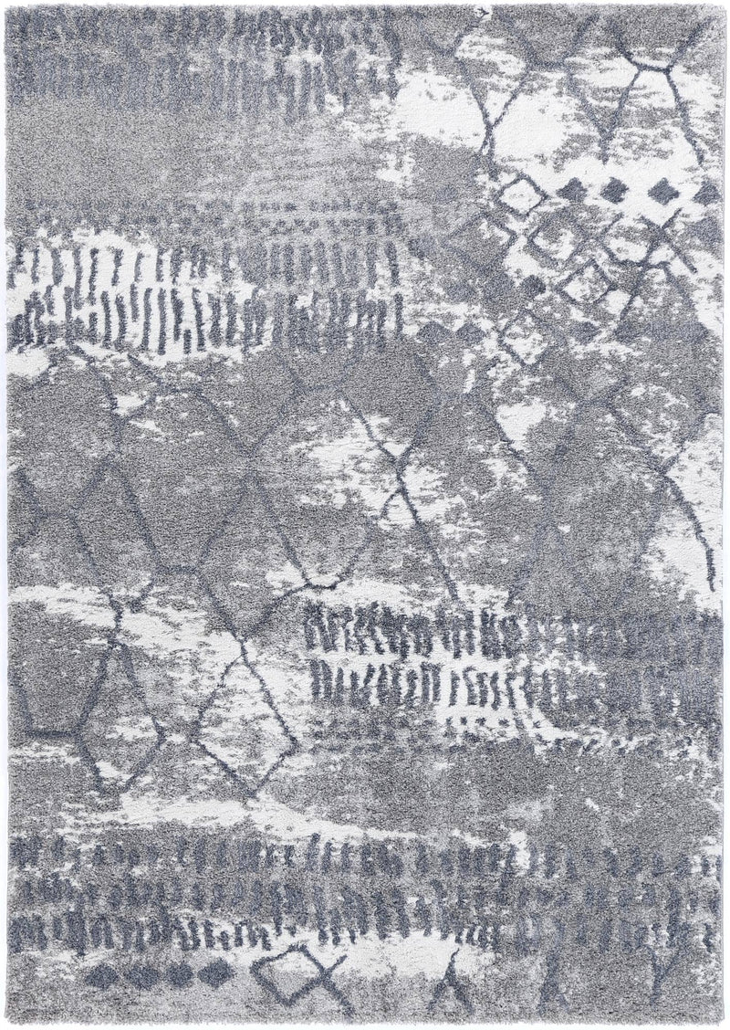 Yuzil Blue Abstract Rug 280x380cm