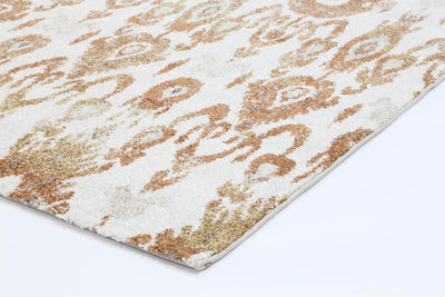 Vision Cream and Beige Geometric Ikat Rug 200x290cm