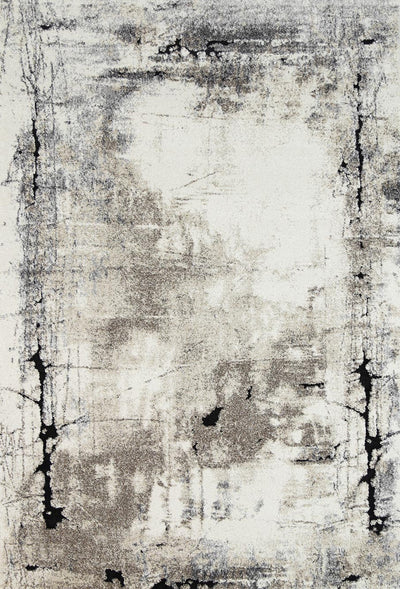 Vision Grey and Beige Abstract Rug 240x330cm