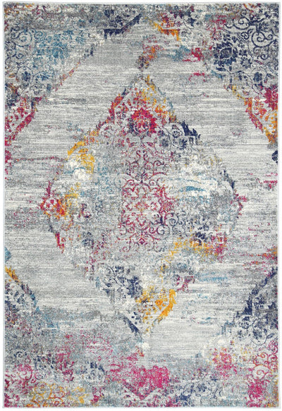 Delicate Multi Grey Oriental Rug 160x230 cm