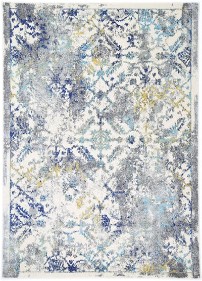 Delicate Blue Green Contemporary Rug 160x230 cm