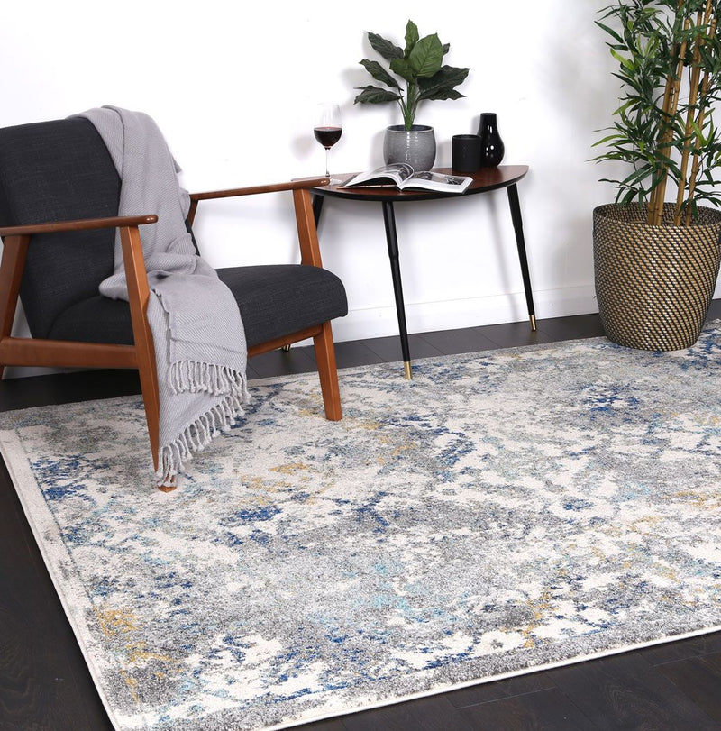 Delicate Blue Green Contemporary Rug 160x230 cm