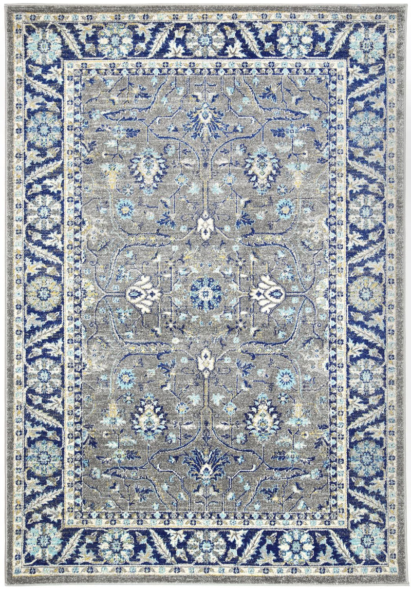 Delicate Navy Blue Oriental Rug 160x230 cm