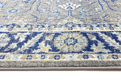 Delicate Navy Blue Oriental Rug 160x230 cm