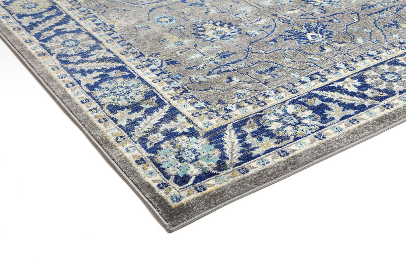 Delicate Navy Blue Oriental Rug 160x230 cm