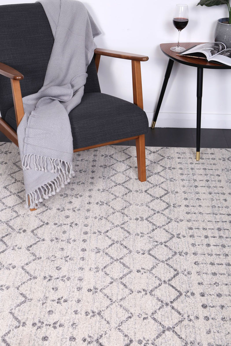 Delicate Grey Modern Rug 160x230 cm