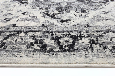 Delicate Grey Traditional Rug 160x230 cm