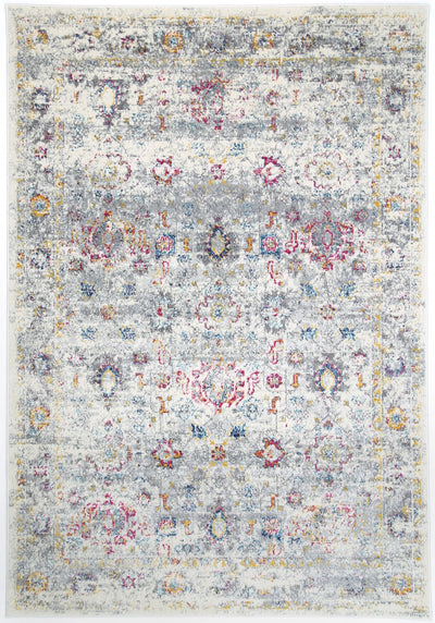 Delicate Multi Grey Traditional Rug 160x230 cm