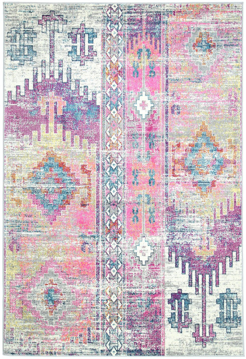 Delicate Multi Pastel Modern Rug 160x230 cm