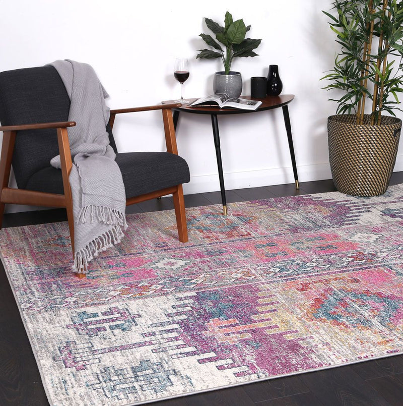 Delicate Multi Pastel Modern Rug 160x230 cm