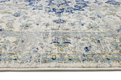 Delicate Navy Blue Traditional Rug 160x230 cm