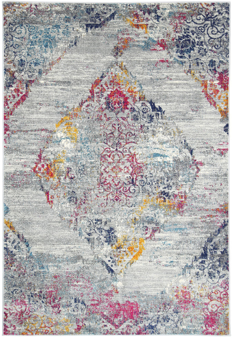 Delicate Multi Grey Oriental Rug 200x290 cm