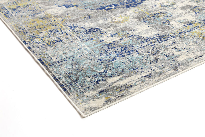 Delicate Blue Green Distressed Rug 200x290 cm