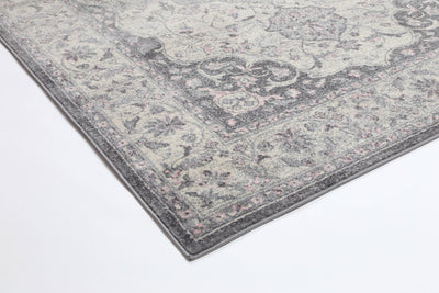 Delicate Grey Oriental Rug 200x290 cm