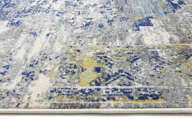 Delicate Blue Green Distressed Rug 240x330 cm