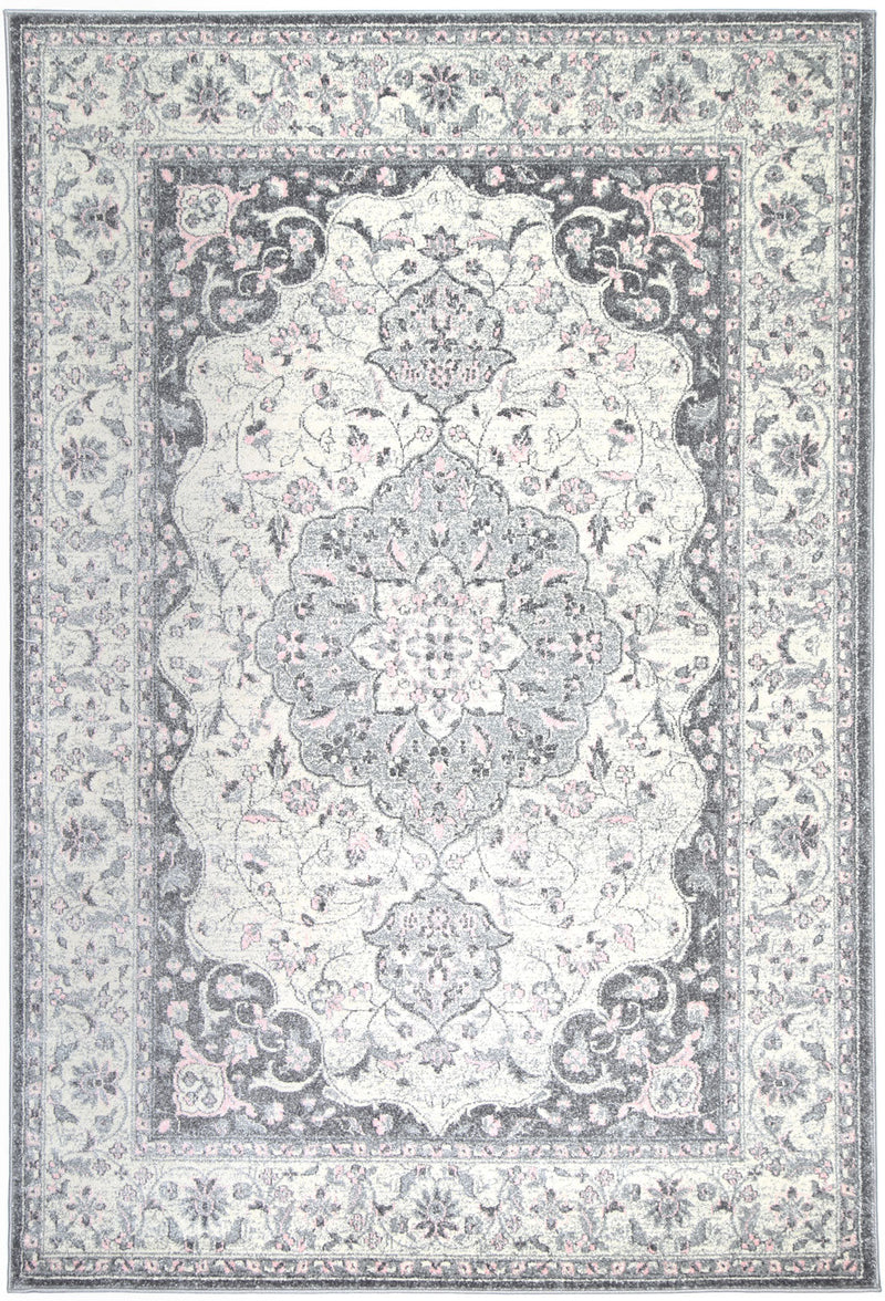 Delicate Grey Oriental Rug 300x400 cm