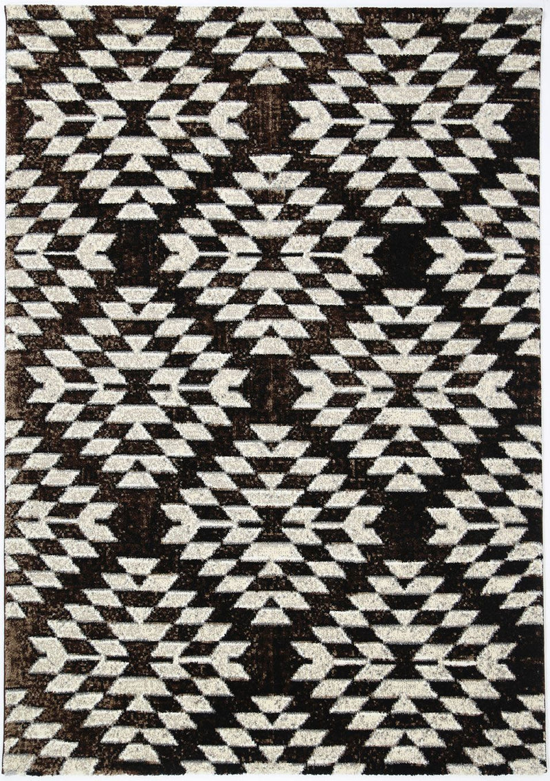 Dream Brown Beige Diamond Rug 200x290 cm