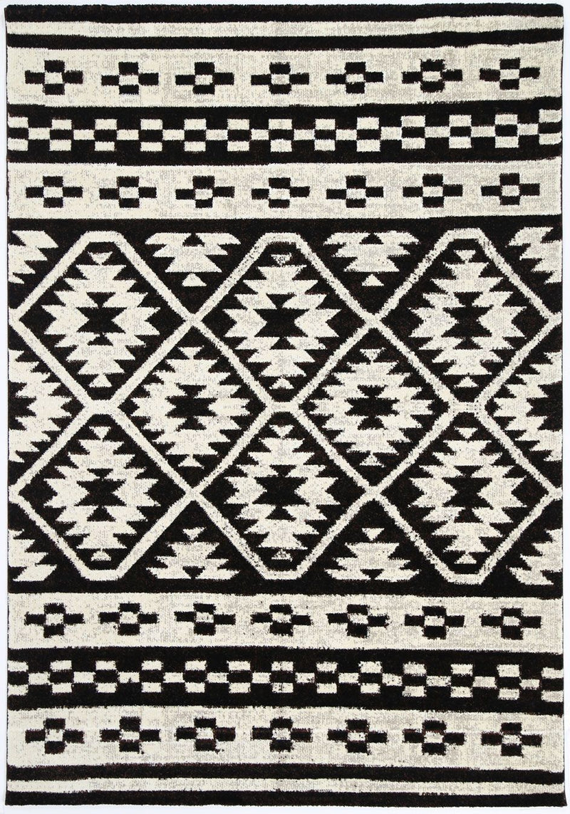 Dream Brown Beige Aztec Rug 200x290 cm