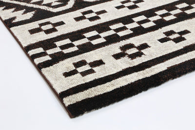 Dream Brown Beige Aztec Rug 200x290 cm