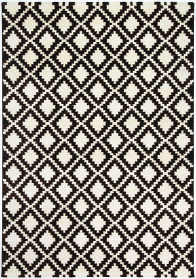 Dream Beige Diamond Pattern Rug 200x290 cm