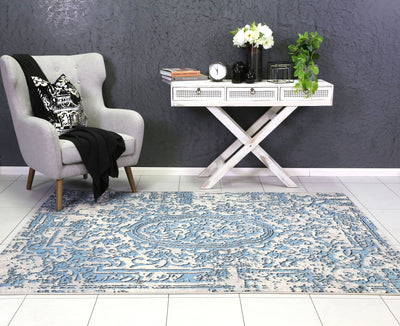 Allure Classic Vintage Blue Rug 80x300 cm