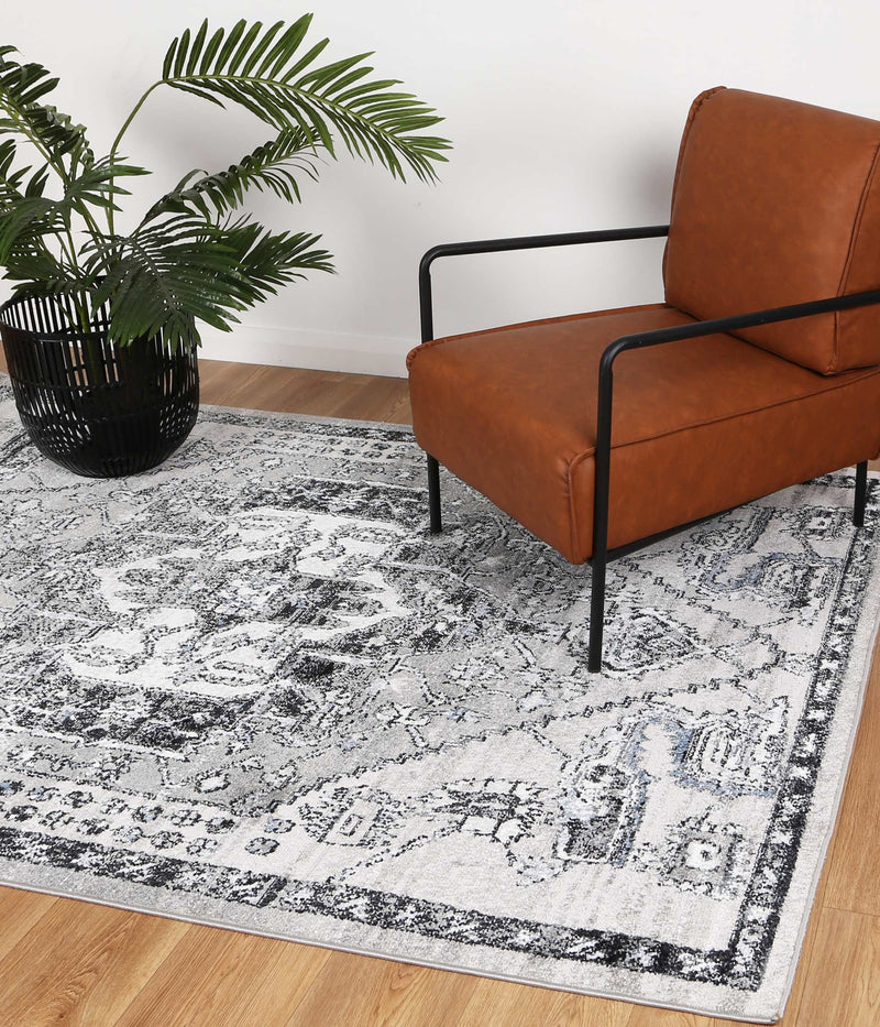 Anatolia Traditional Light Grey Rug 160x230cm