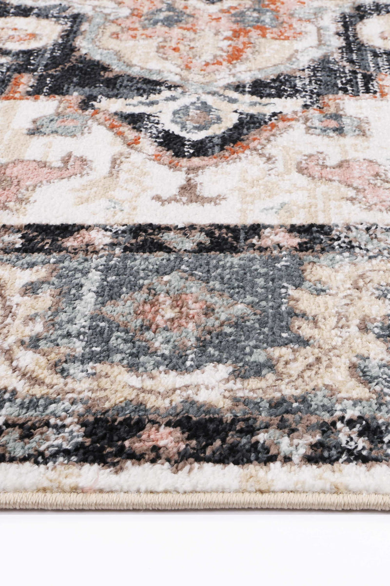 Anatolia Traditional Terracotta Charcoal Rug 160x230cm