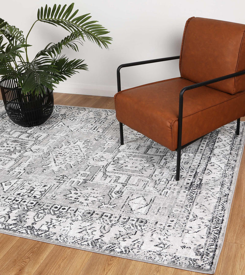 Anatolia Traditional Grey Rug 160x230cm