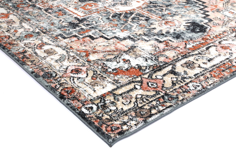 Anatolia Traditional Charcoal Rug 160x230cm