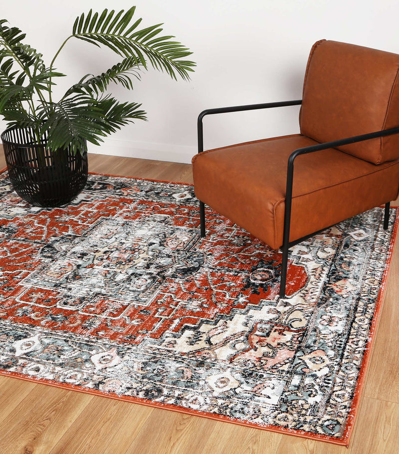 Anatolia Traditional Terracotta Rug 160x230cm