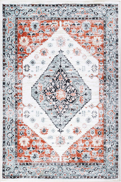 Anatolia Traditional Cream Terracotta Rug 200x290cm