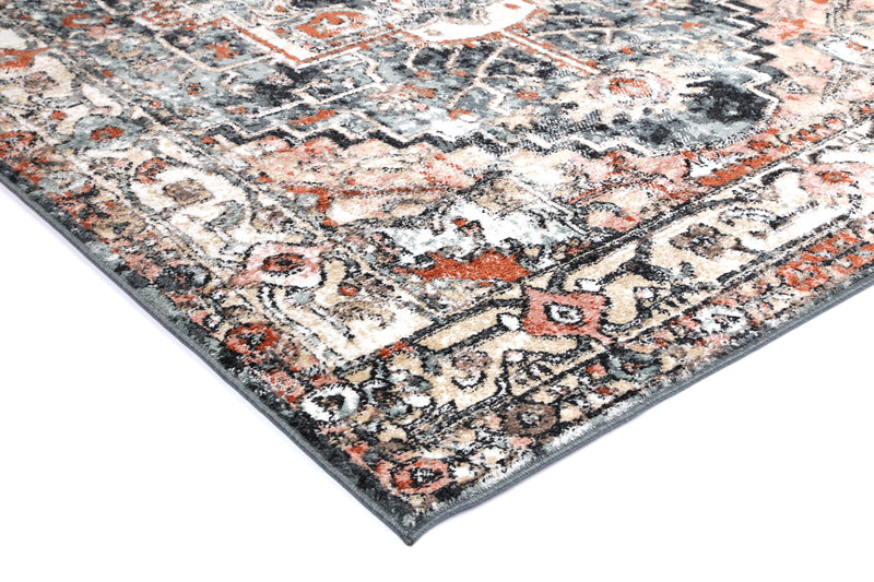 Anatolia Traditional Charcoal Rug 200x290cm