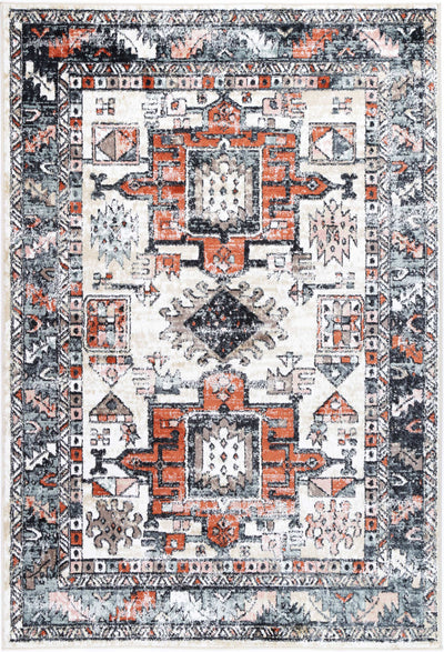 Anatolia Traditional Black Cream Rug 240x330cm