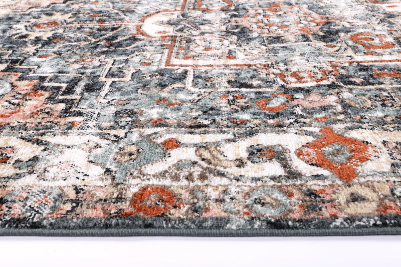 Anatolia Traditional Charcoal Rug 240x330cm