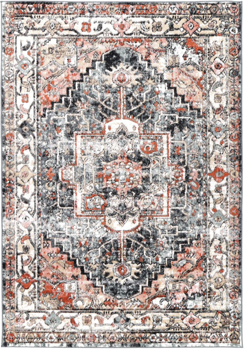 Anatolia Traditional Charcoal Rug 280x380cm