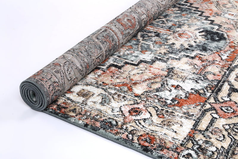 Anatolia Traditional Charcoal Rug 280x380cm