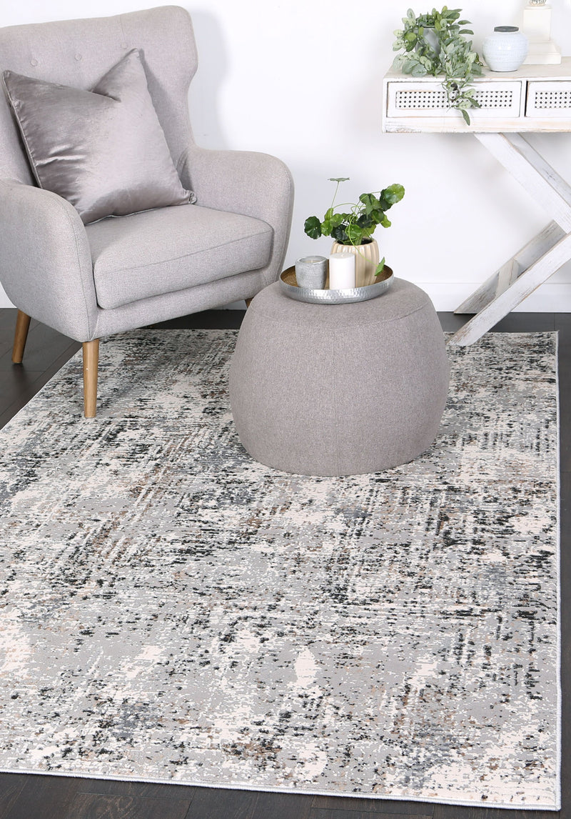 Amelia Grey Modern Rug 160x230 cm